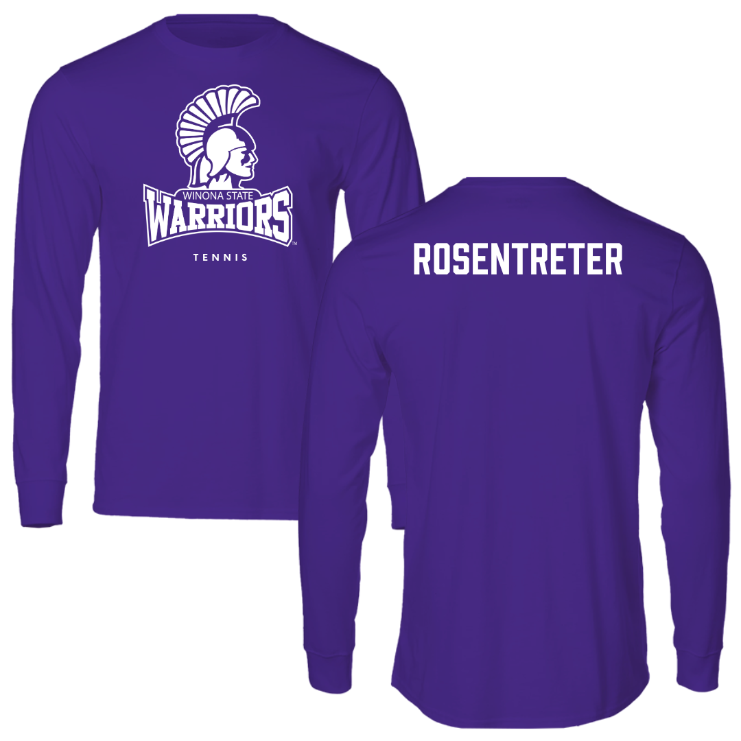 Winona State University Tennis Purple Long Sleeve - Halle Rosentreter