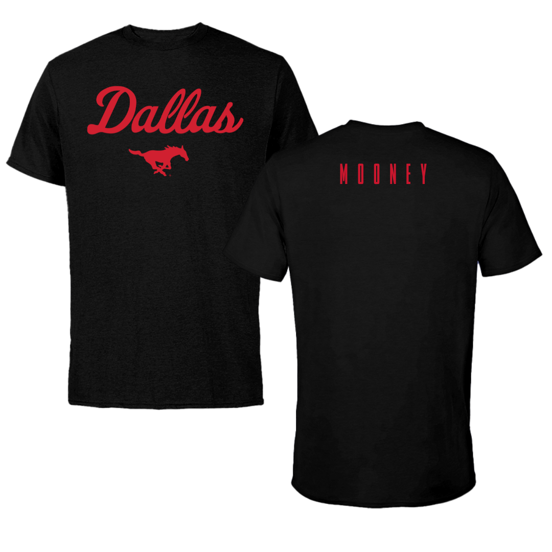 Southern Methodist University Equestrian Black Dallas Performance Tee - Aedan Mooney