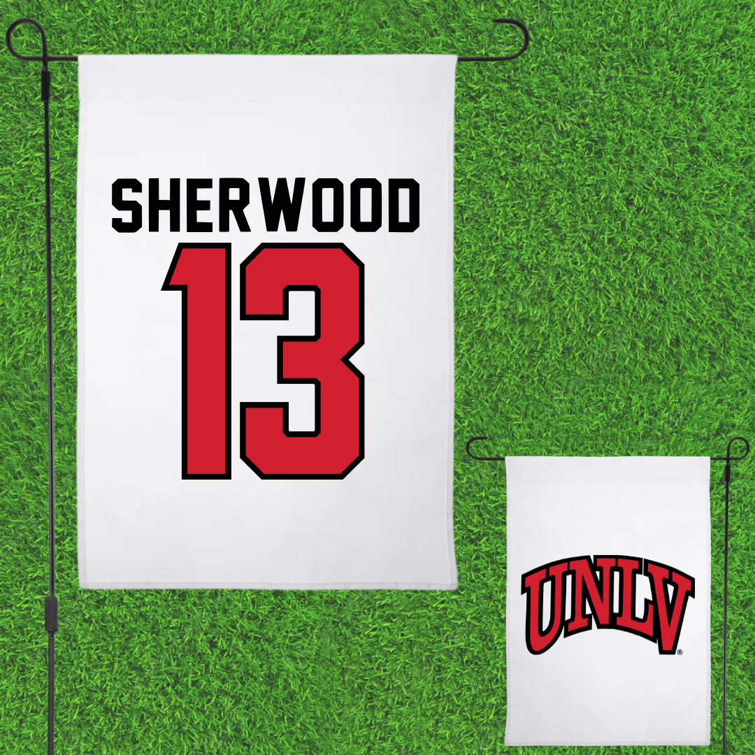 University of Nevada-Las Vegas Softball White Garden Flag - #13 Yanina Sherwood