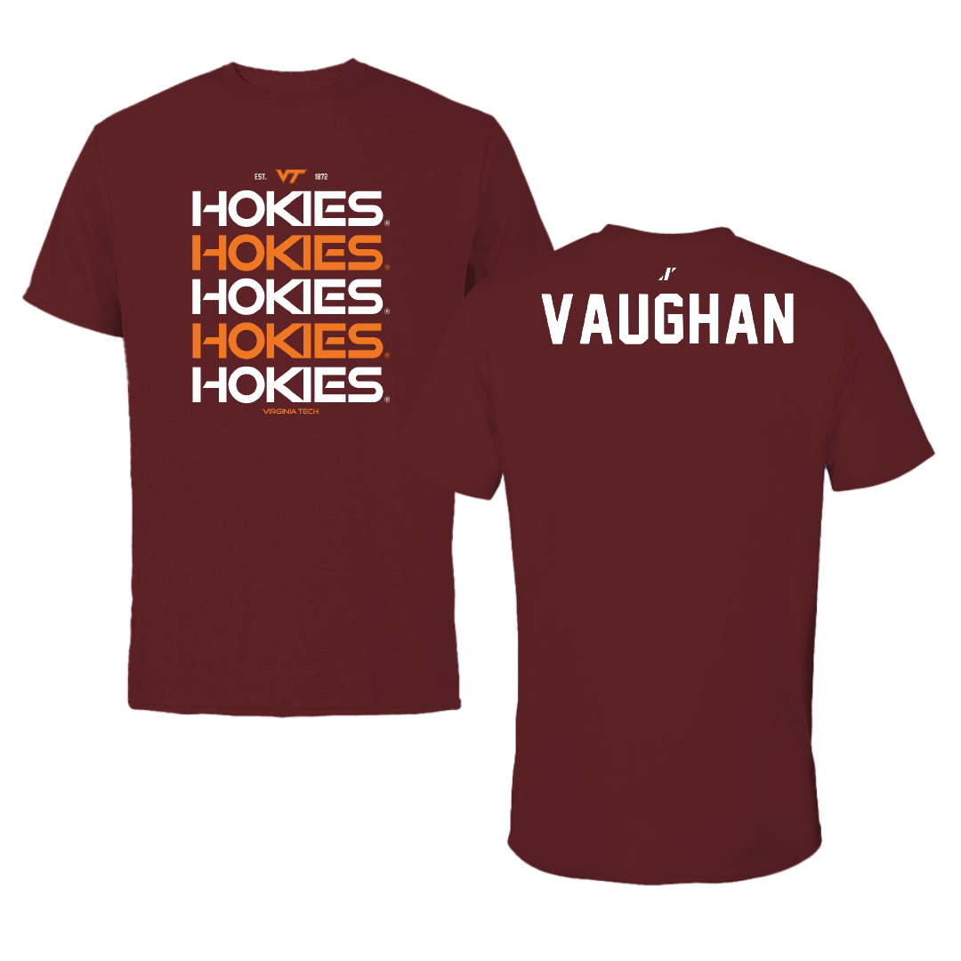 Virginia Tech Cheer Maroon General Performance Tee - Jameson Vaughan