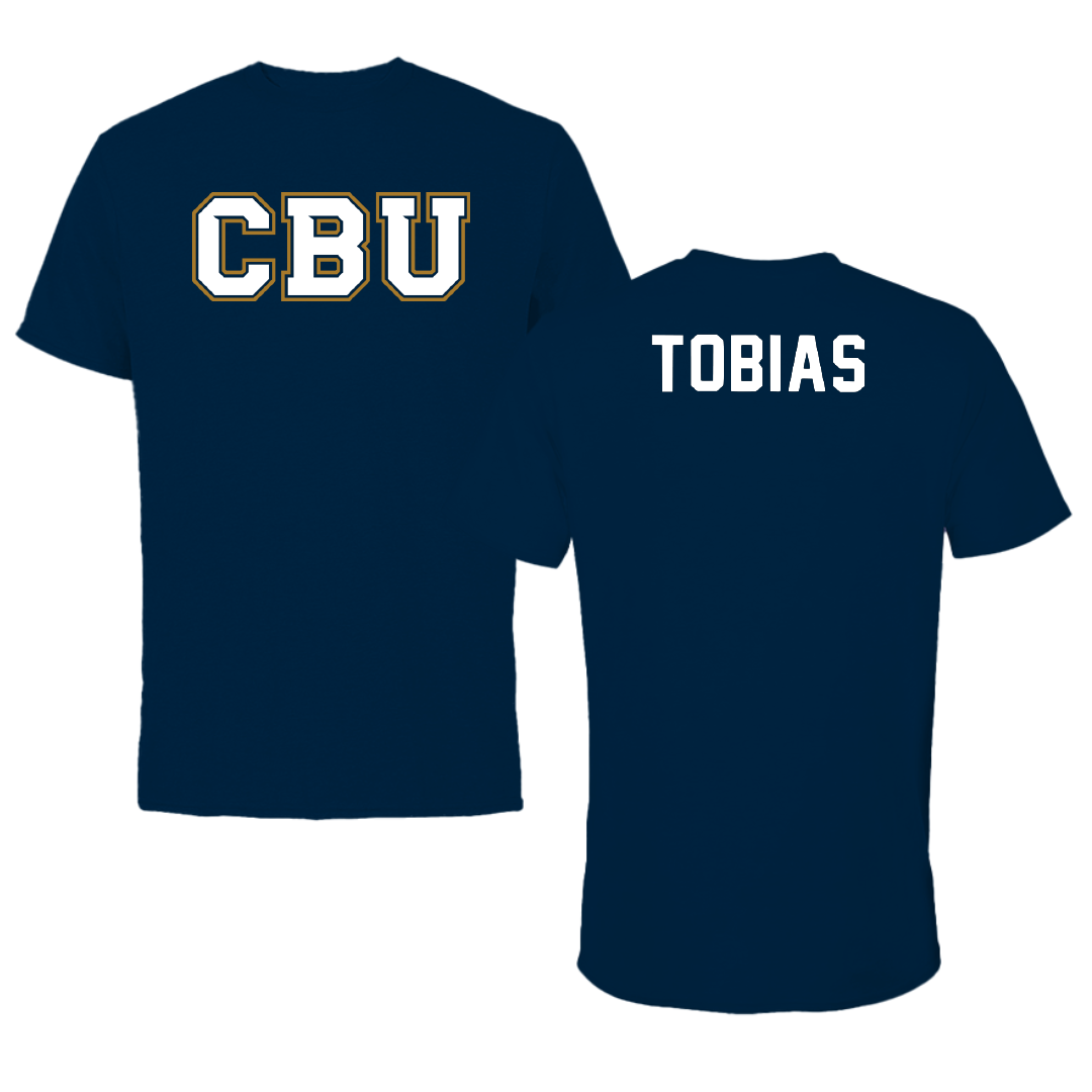 California Baptist University Dance Navy Performance Tee - Kimberly Tobias