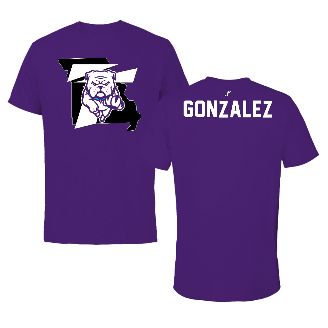 Truman State University Golf Purple State Tee - Ana Gonzalez