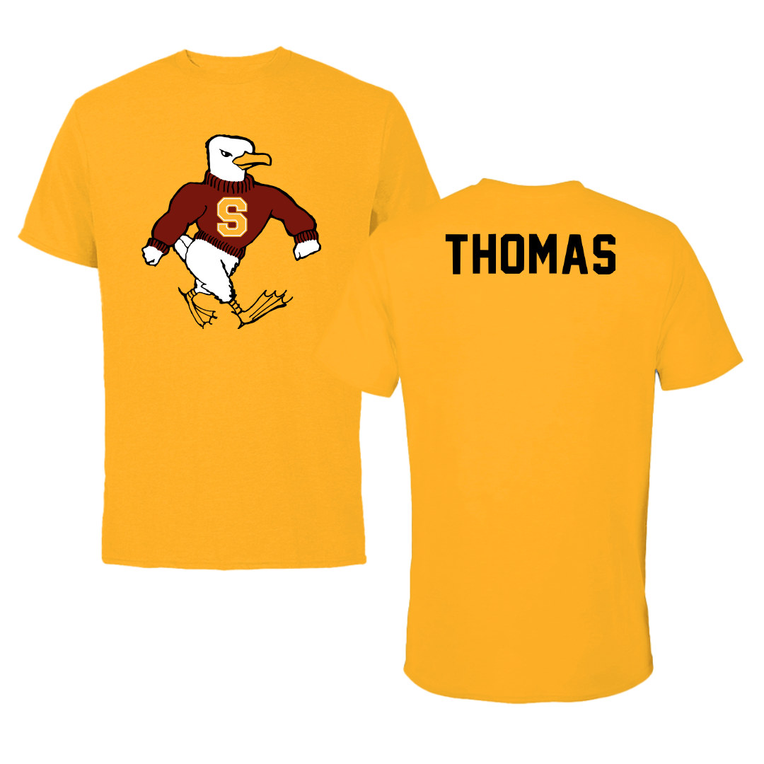 Salisbury University TF and XC Gold Performance Tee - Julie Thomas