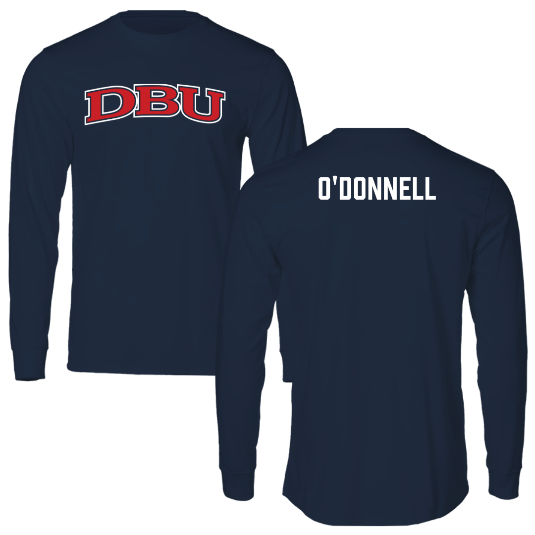 Dallas Baptist University TF and XC Navy DBU Performance Long Sleeve - Emme O'Donnell