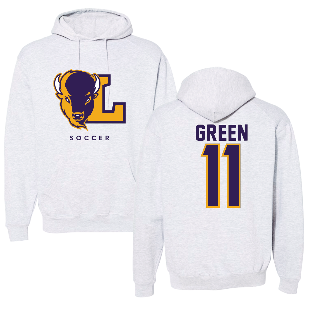 Lipscomb University Soccer Gray Hoodie - #11 Josiah Green