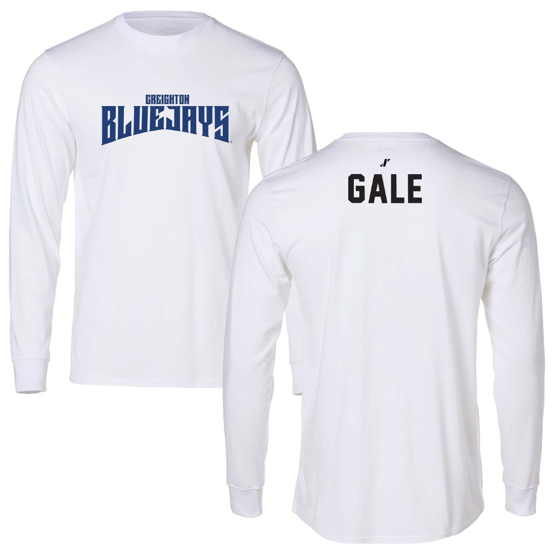 Creighton University Rowing White Classic Long Sleeve - Jaimie Gale