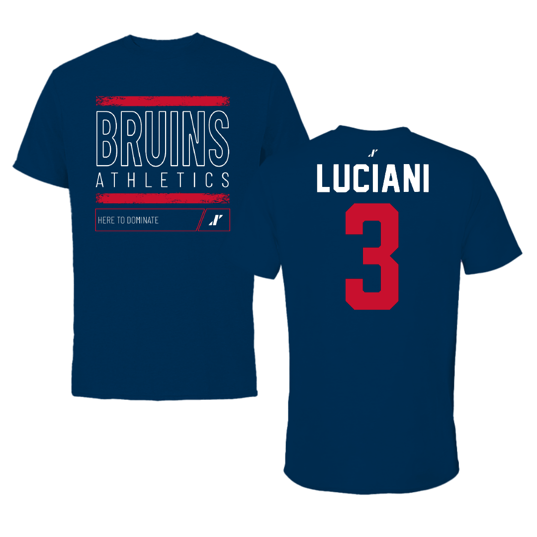 Belmont University Softball Navy Dominate Performance Tee - #3 Lauren Luciani