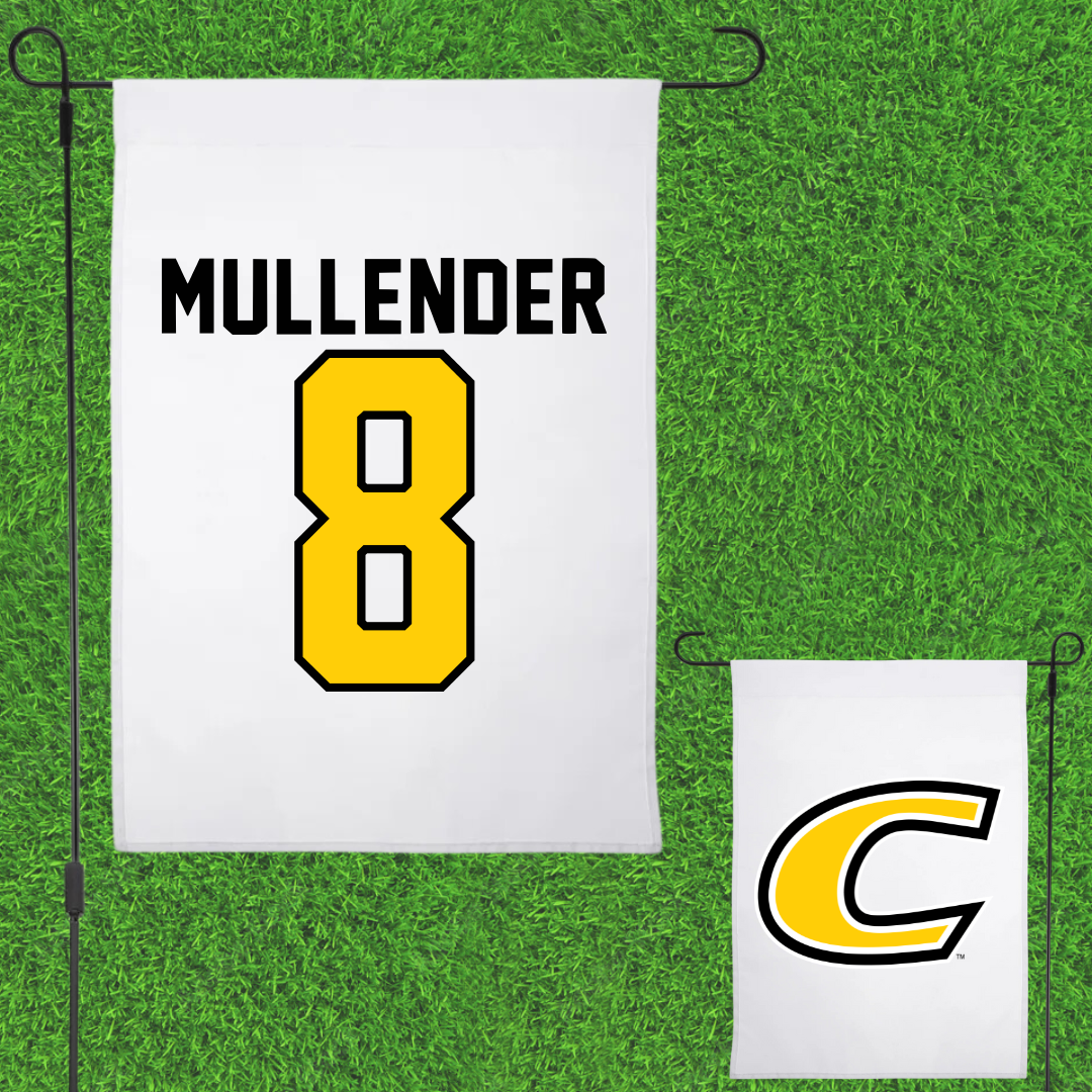 Centre College Softball White Garden Flag - #8 Madison Mullender