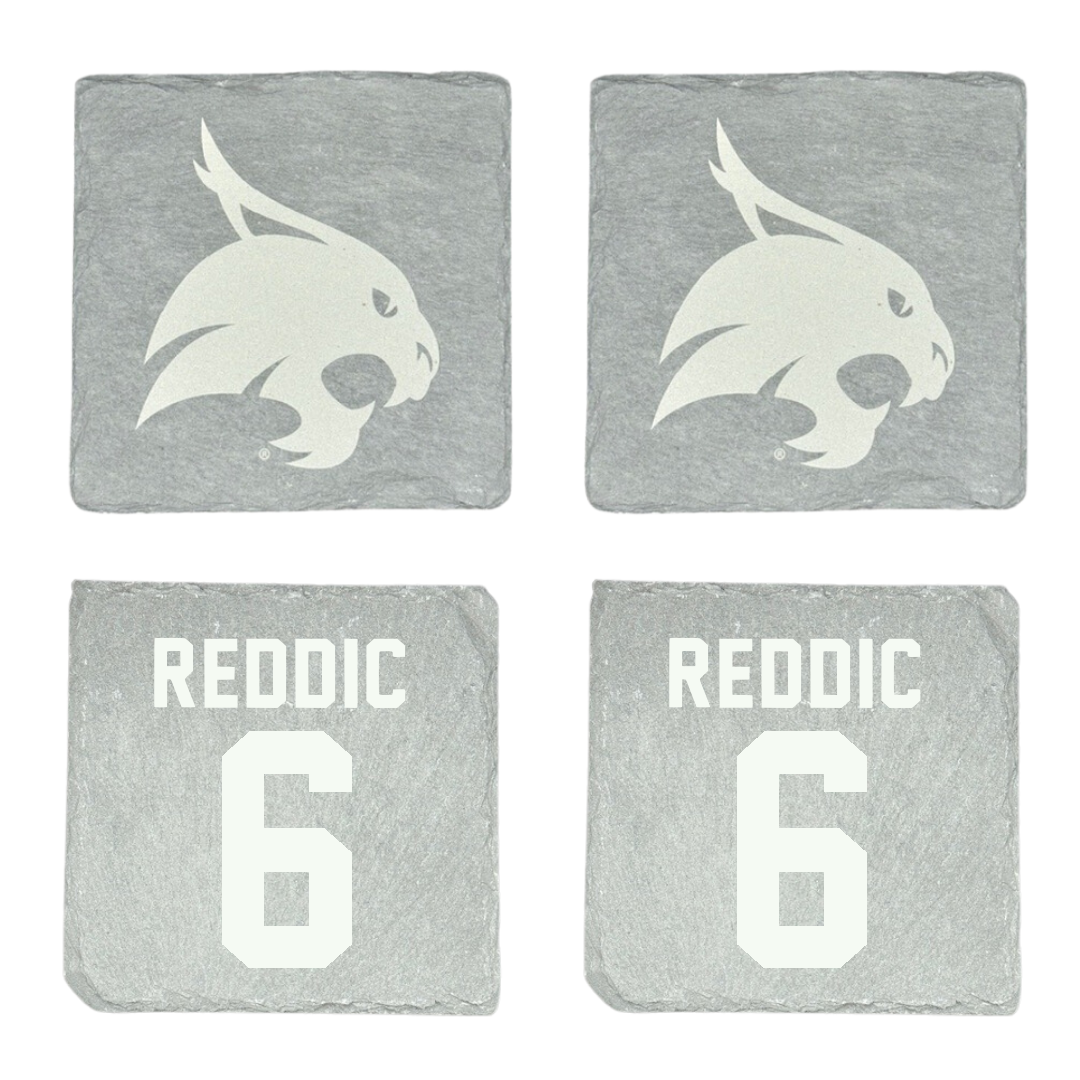 Texas State University Soccer Stone Coaster (4 Pack)  - #6 Grace Reddic