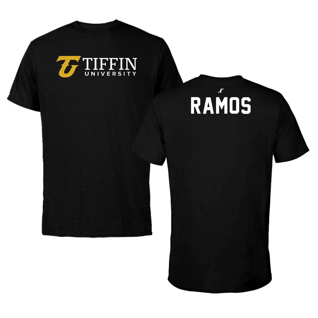 Tiffin University Wrestling Black Performance Tee - Sidney Ramos