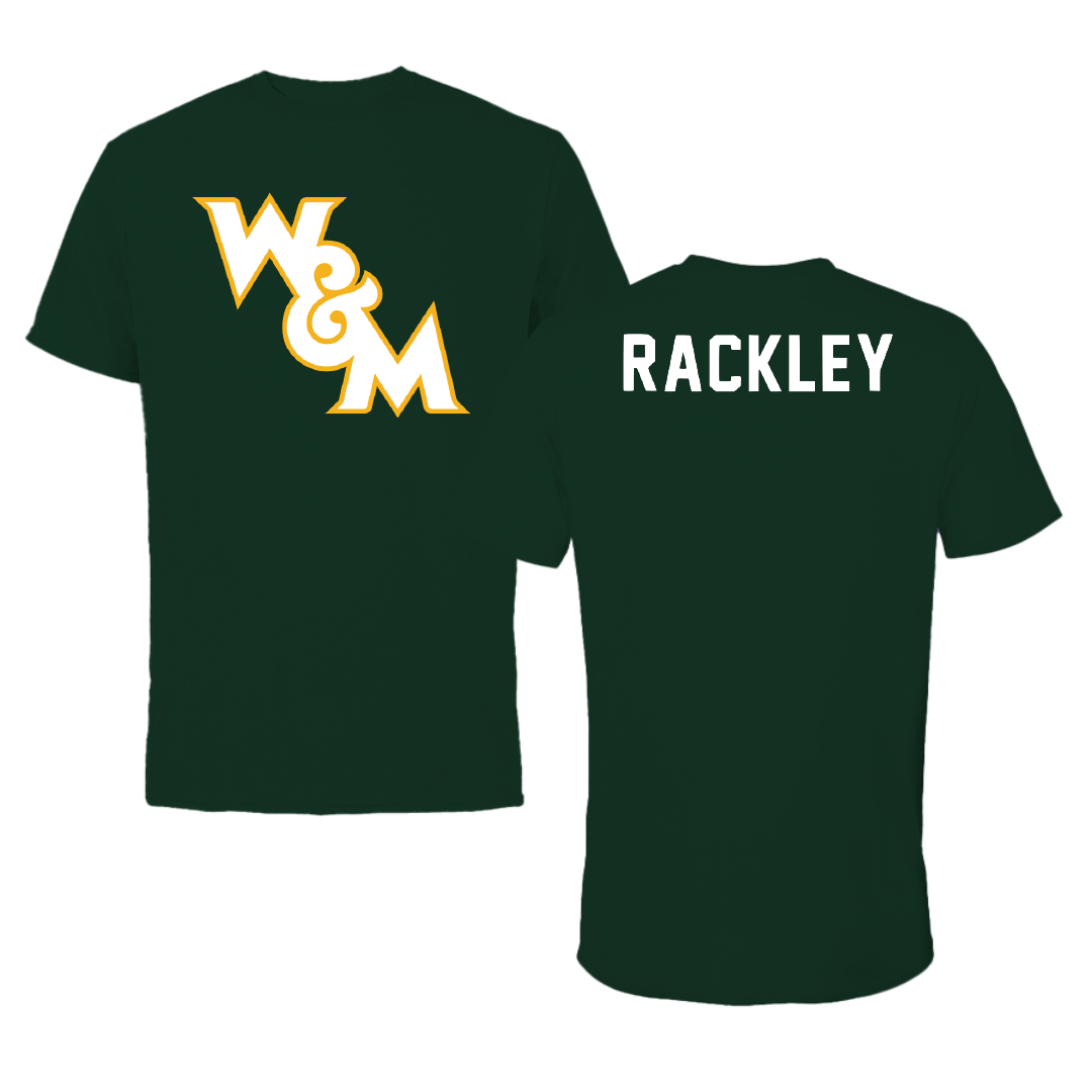 William & Mary TF and XC Forest Green Performance Tee - Carson Rackley