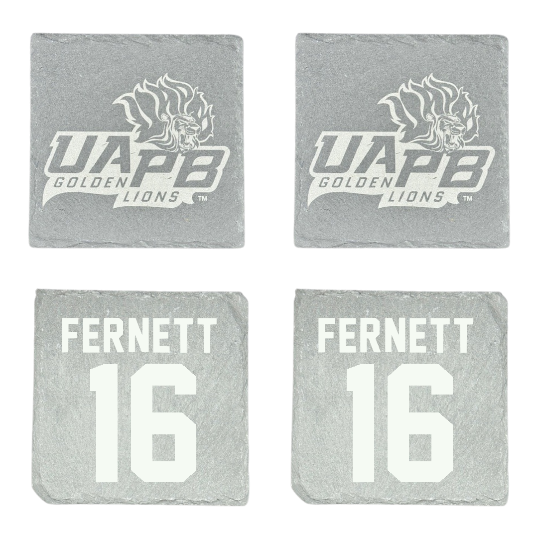 University of Arkansas-Pine Bluff Football Stone Coaster (4 Pack)  - #16 Allen Fernett