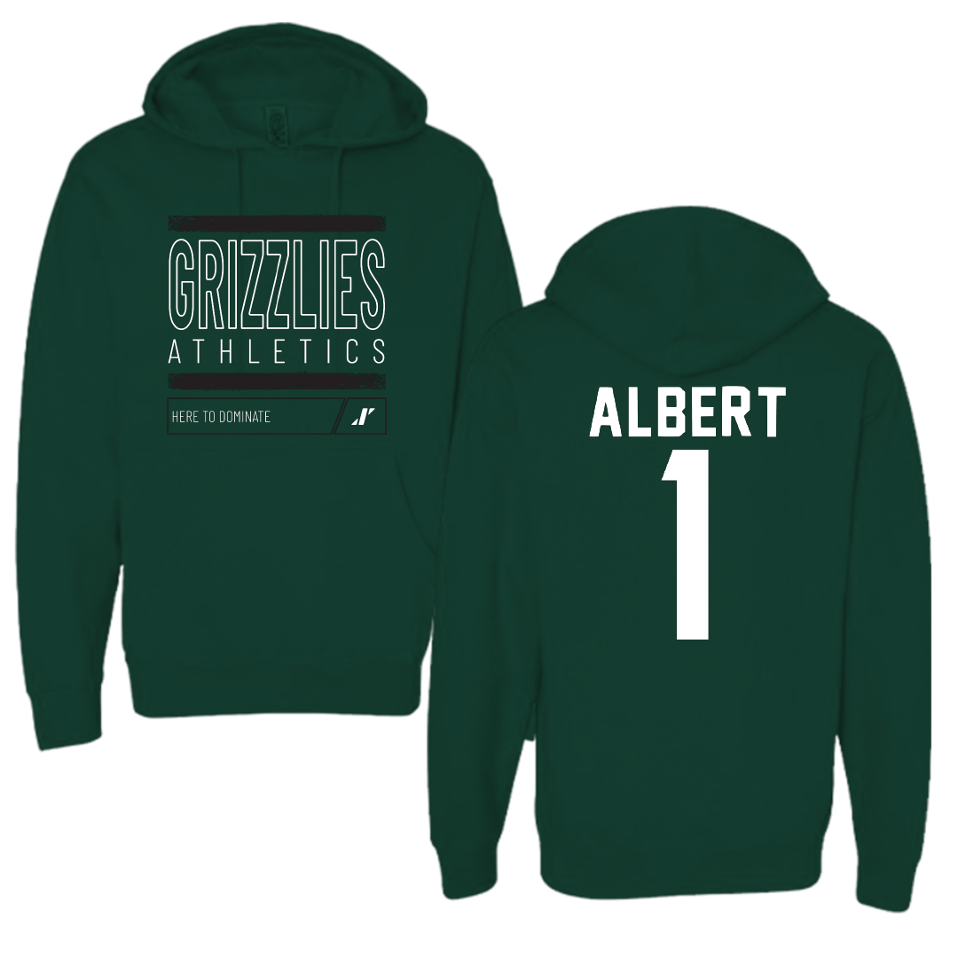 Adams State University Soccer Forest Green Dominate Hoodie - #1 Lianna Albert