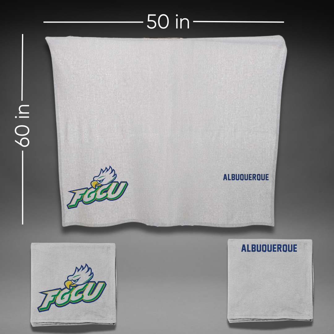 Florida Gulf Coast University Cheer Gray Blanket - Alexis Albuquerque