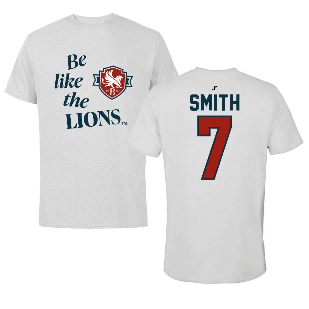 Bethesda University Basketball Light Gray Be Like Us Tee - #7 Makaia Smith