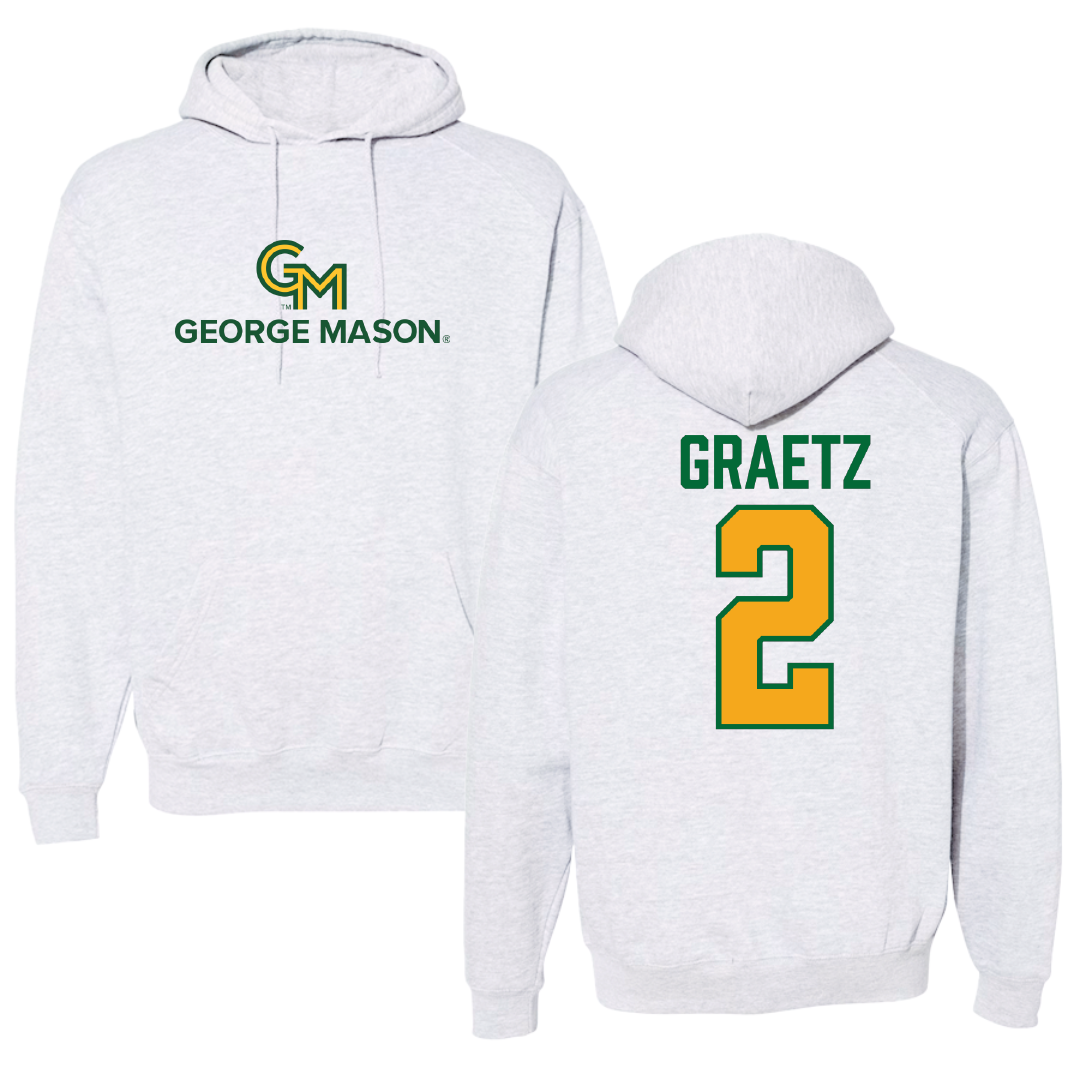 George Mason University Volleyball Gray Hoodie - #2 Haley Graetz