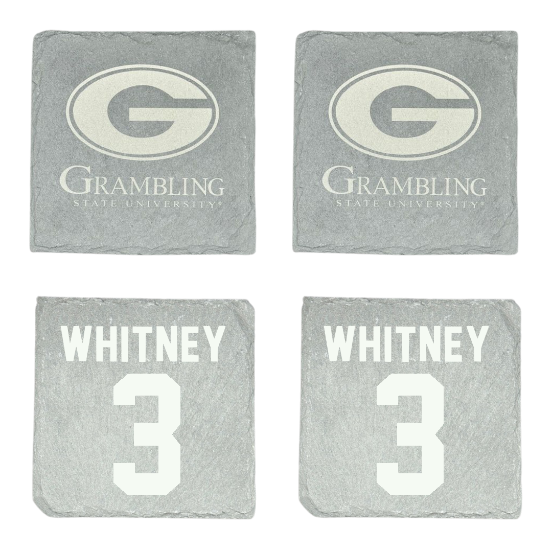 Grambling State University Soccer Stone Coaster (4 Pack)  - #3 Aria Whitney