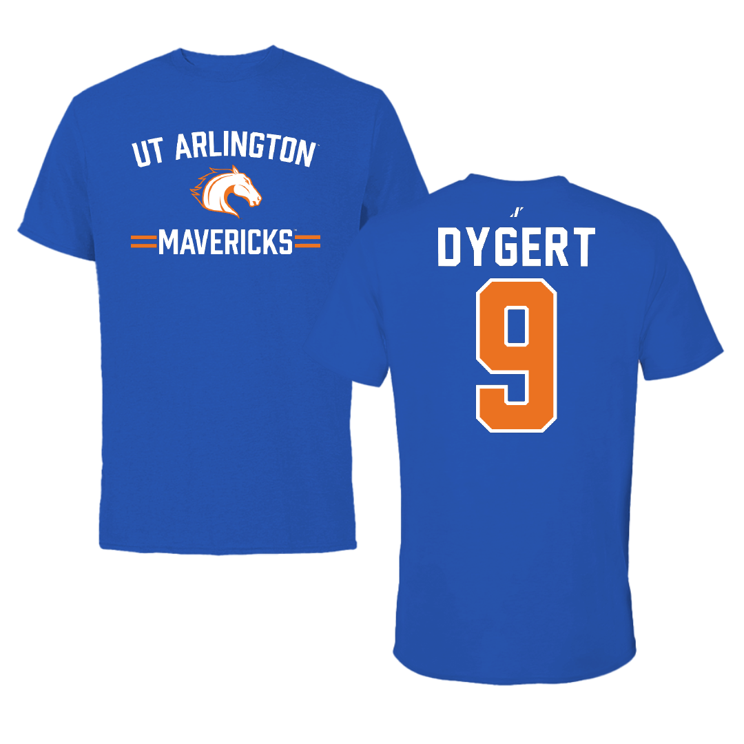 University of Texas at Arlington Baseball Blue General Tee - #9 Caylon Dygert