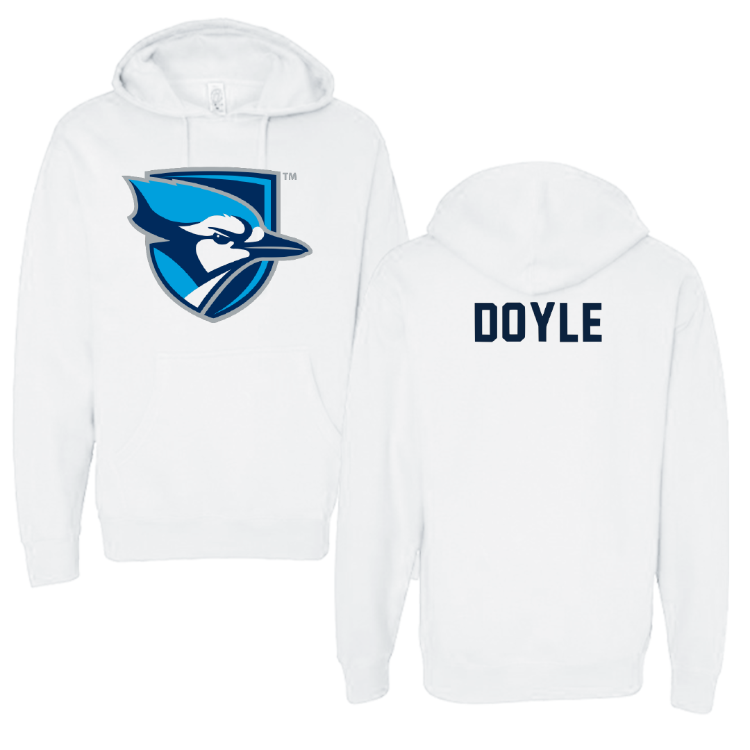 Elmhurst University TF and XC White Hoodie - Cristian Doyle