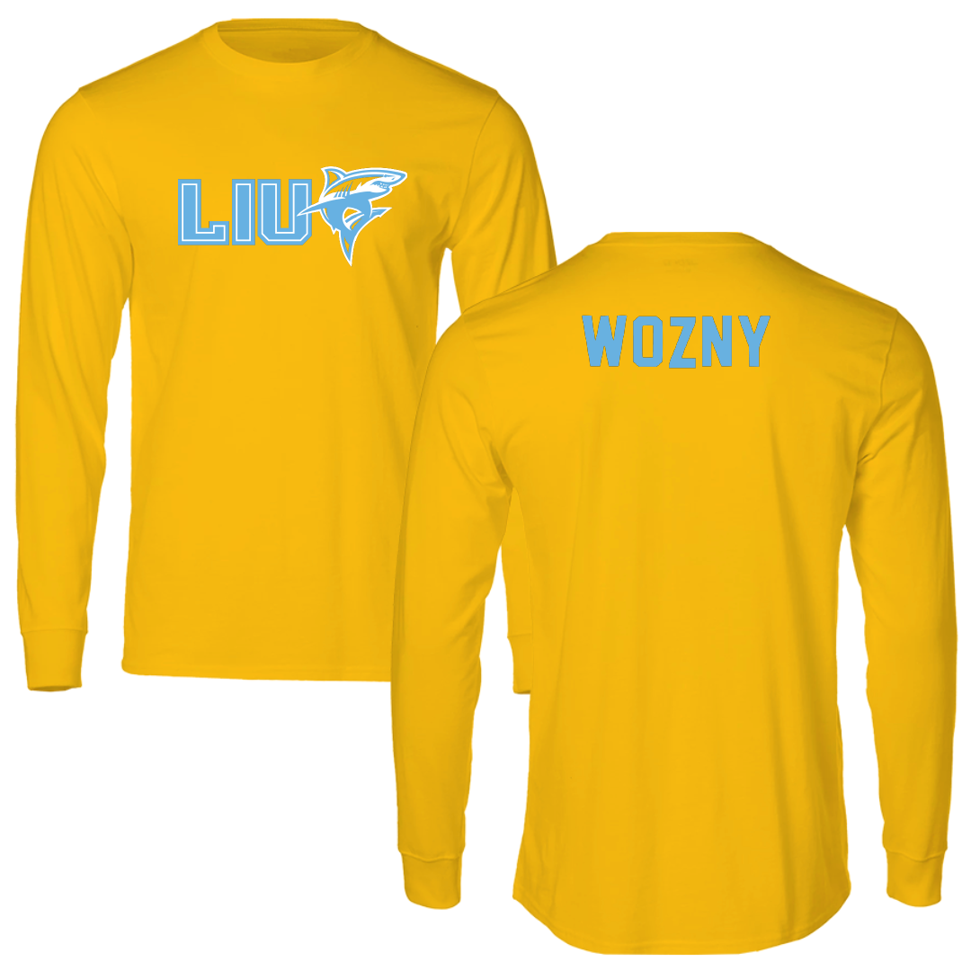 Long Island University Swimming & Diving Gold Performance Long Sleeve - Maksym Wozny