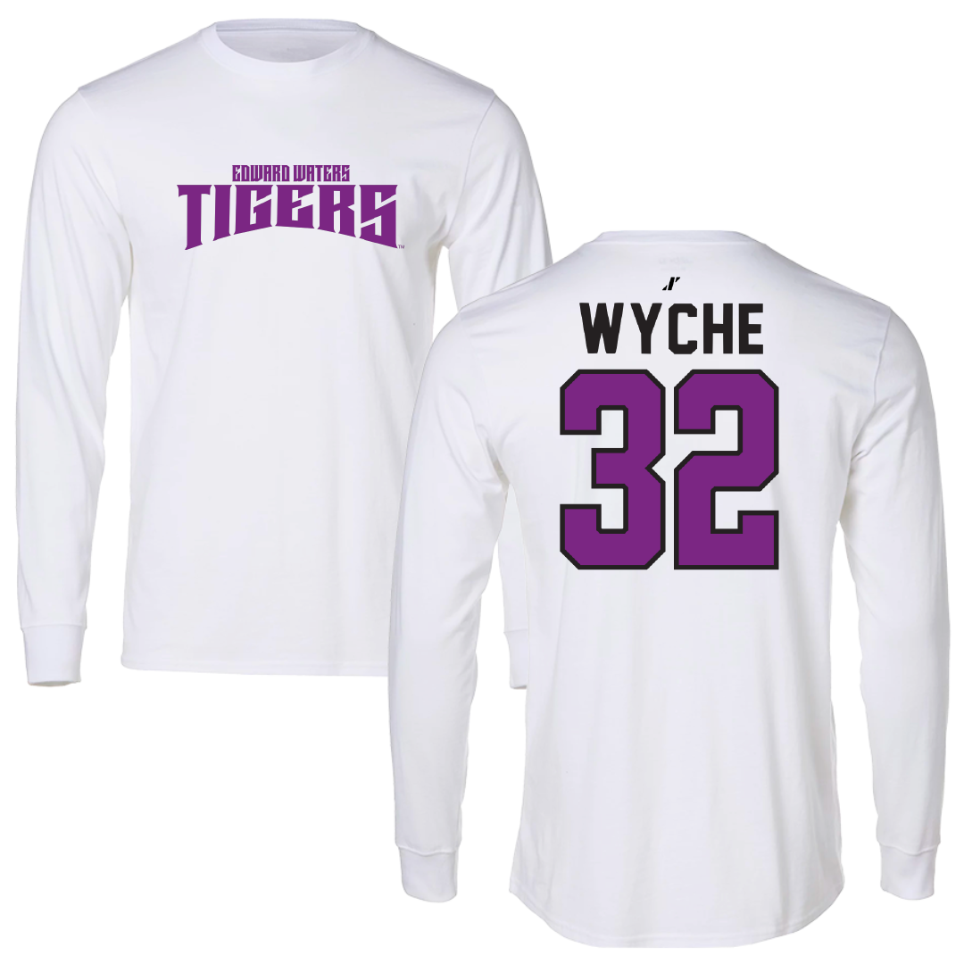 Edward Waters University Basketball White Classic Long Sleeve - #32 Iaryonna Wyche