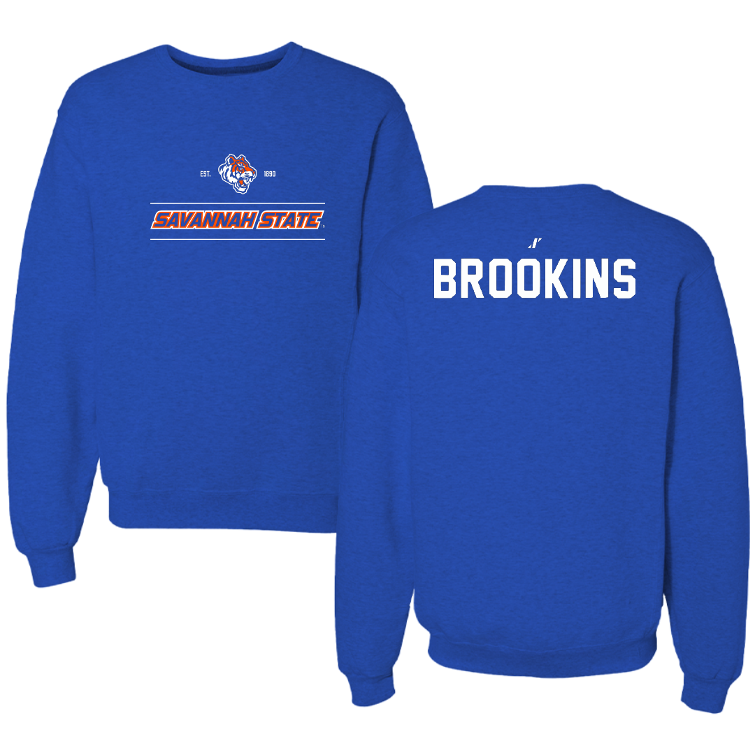Savannah State University Cheer Blue General Crewneck - Leanay Brookins