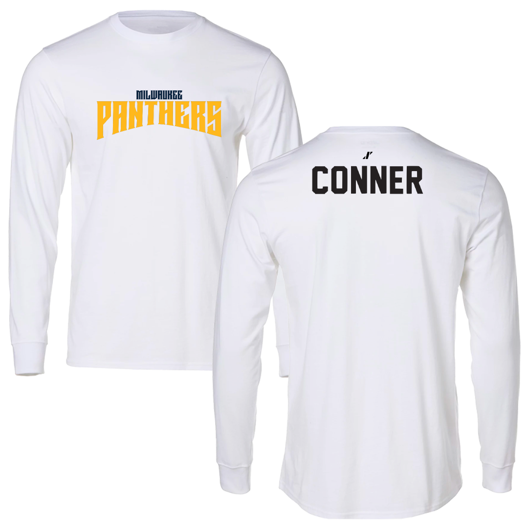 University of Wisconsin-Milwaukee TF and XC White Classic Long Sleeve - Claudia Conner