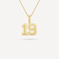 Gold Presidents Pendant and Chain - #19 Matthew Olive