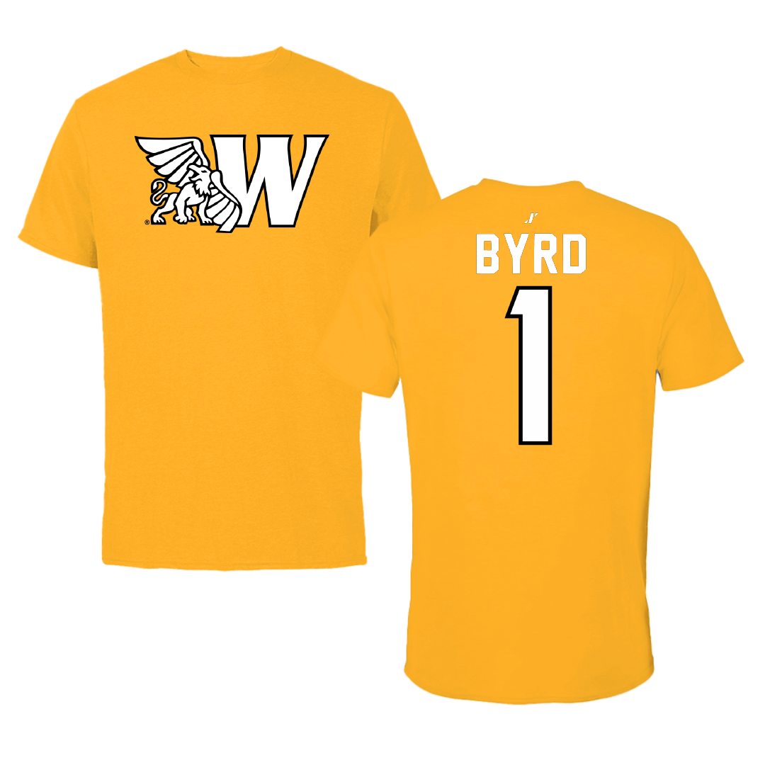 Missouri Western State University Softball Gold Performance Tee - #1 Morgan Byrd