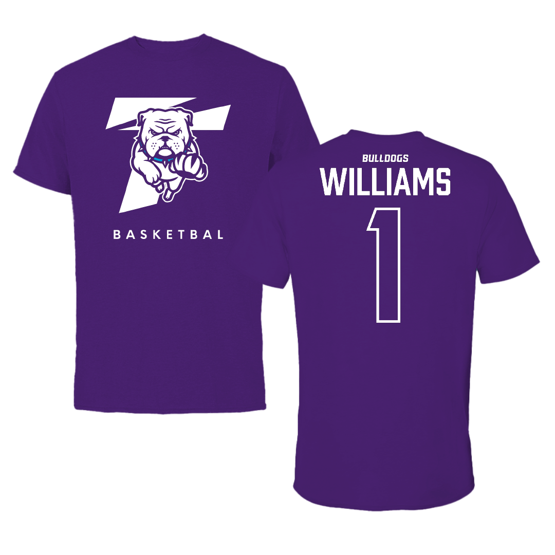 Truman State University Basketball Purple Tee - #1 Jakobi Williams