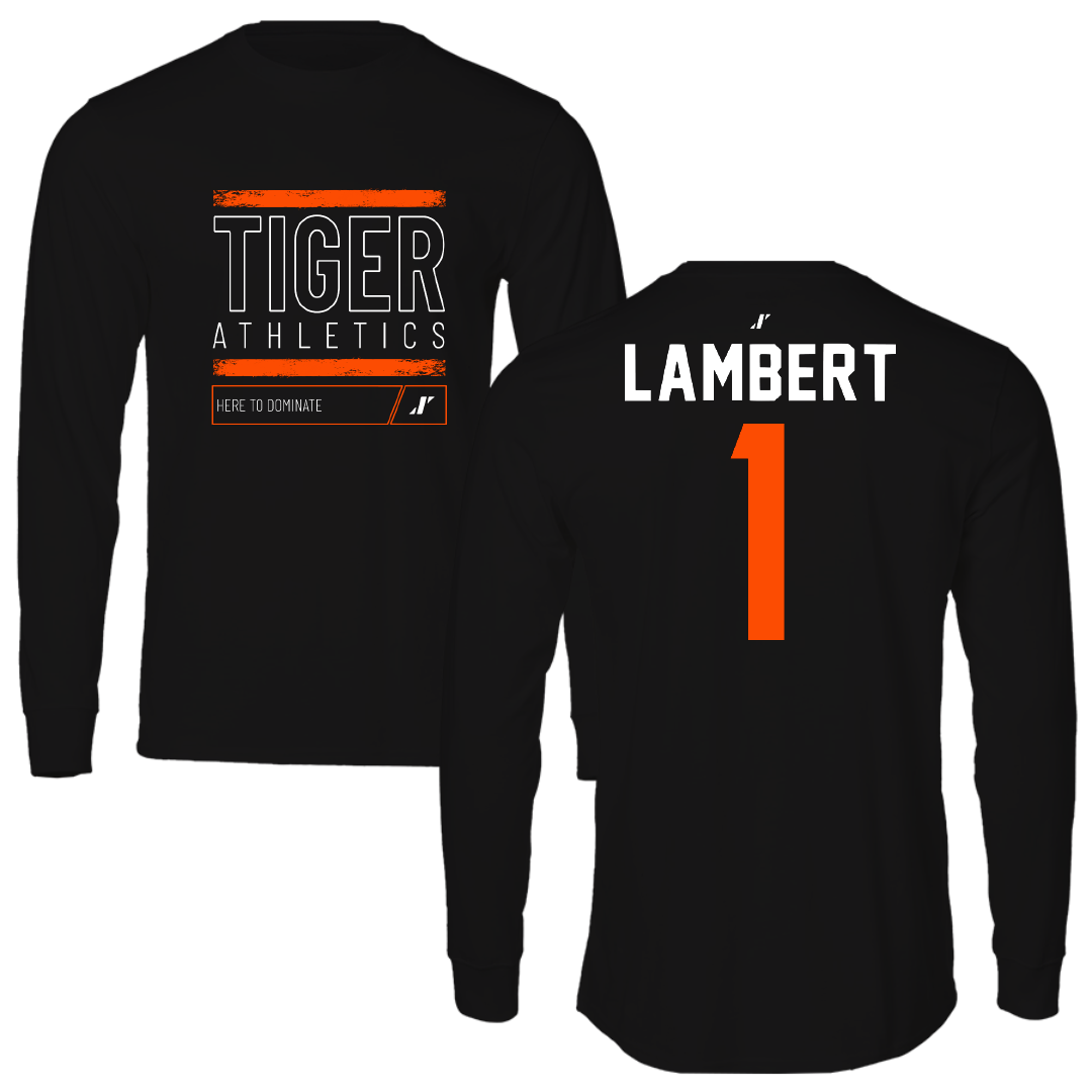 East Central University Volleyball Black Dominate Long Sleeve - #1 Skylar Lambert
