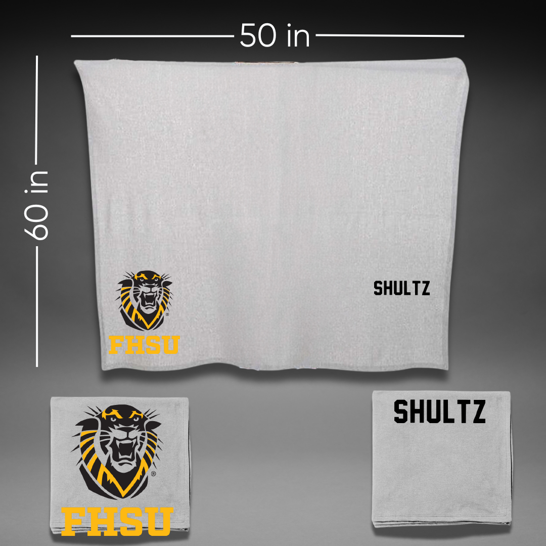 Fort Hays State University Wrestling Gray Blanket - Sophia Shultz