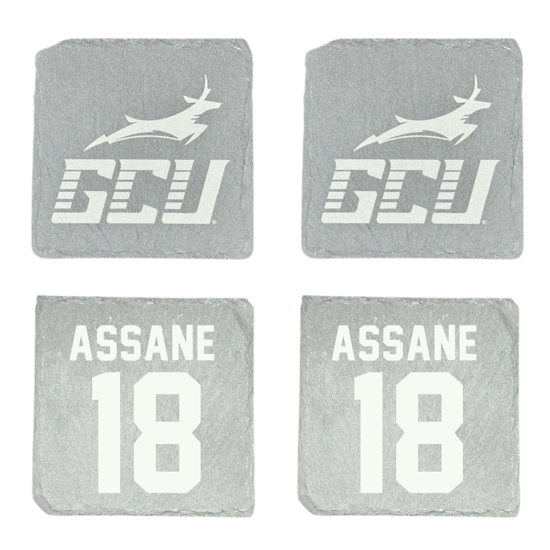 Grand Canyon University Soccer Stone Coaster (4 Pack)  - #18 Ben Assane