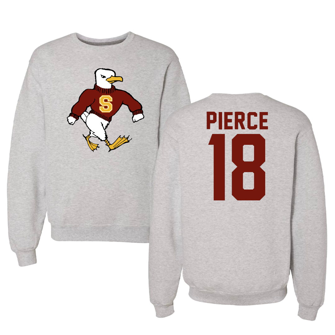 Salisbury University Soccer Gray Crewneck - #18 Liam Pierce
