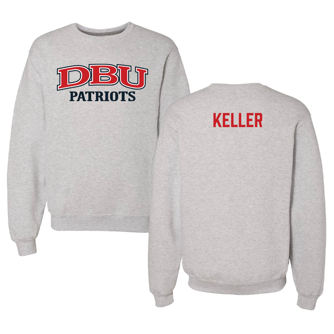Dallas Baptist University TF and XC Gray Crewneck - KayCee Keller