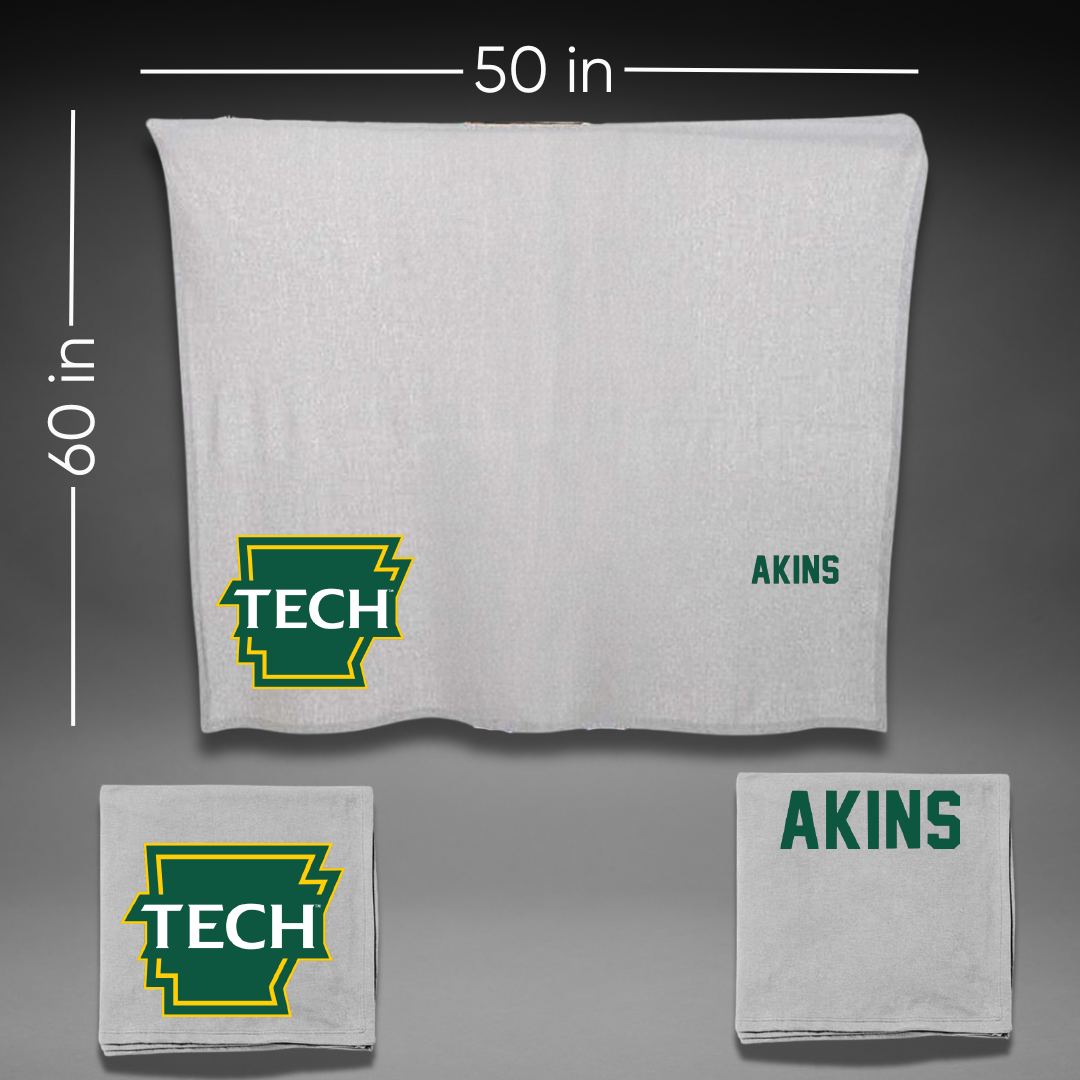Arkansas Tech University TF and XC Gray Blanket - Ellie Akins
