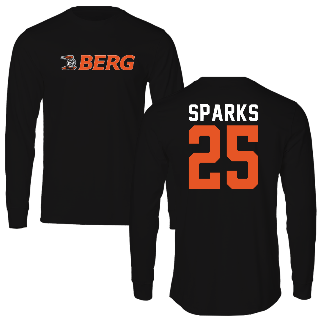 Heidelberg University Football Black Performance Long Sleeve - #25 Shae Sparks
