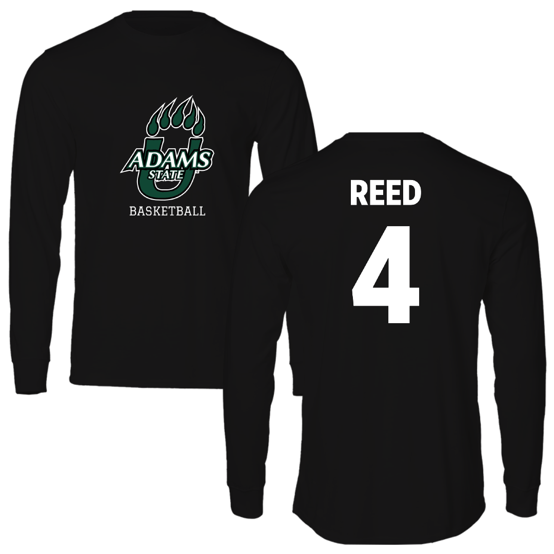 Adams State University Basketball Black State Performance Long Sleeve - #4 Jaylin Reed