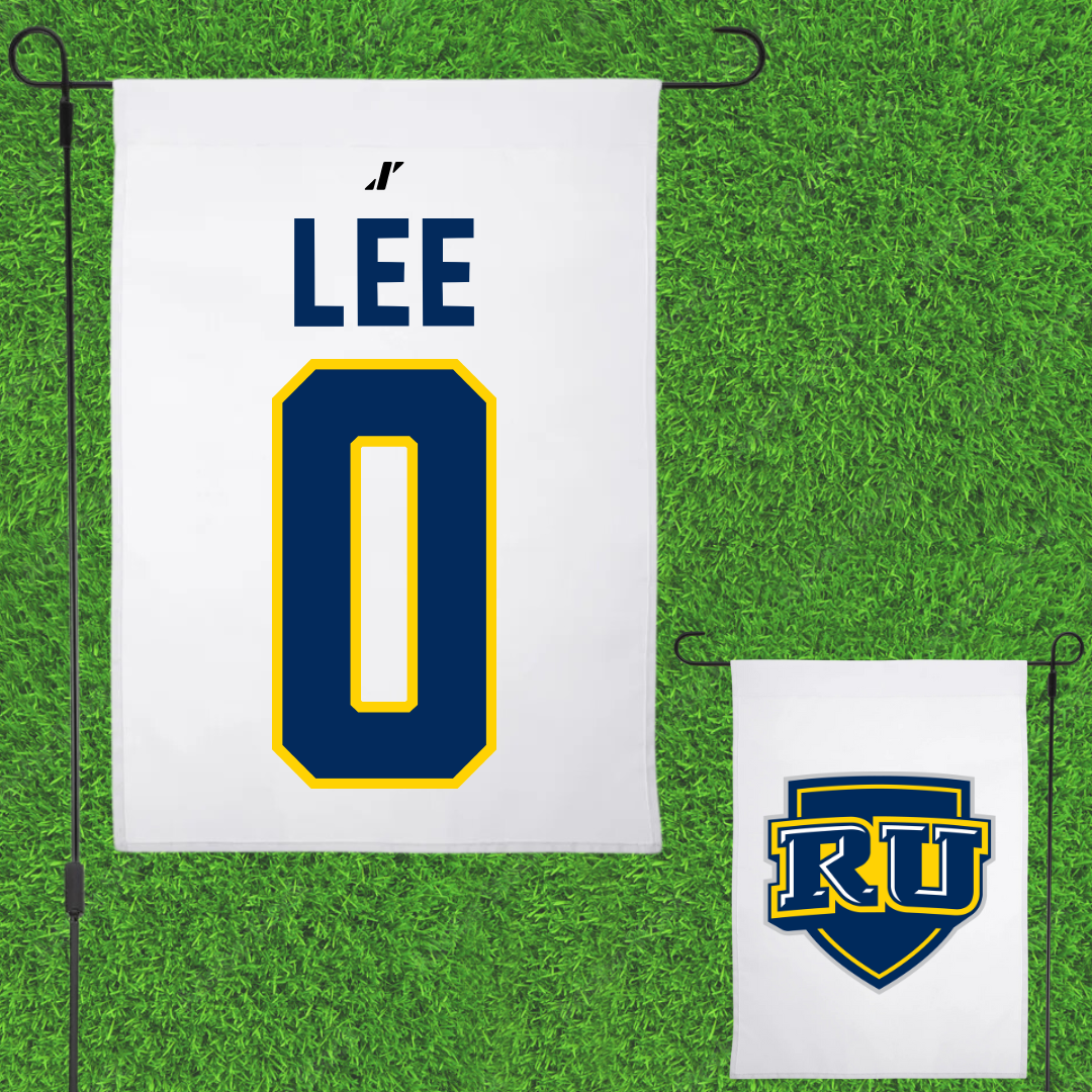 Regis University (Colorado) Soccer White Garden Flag - #0 Hojin Lee