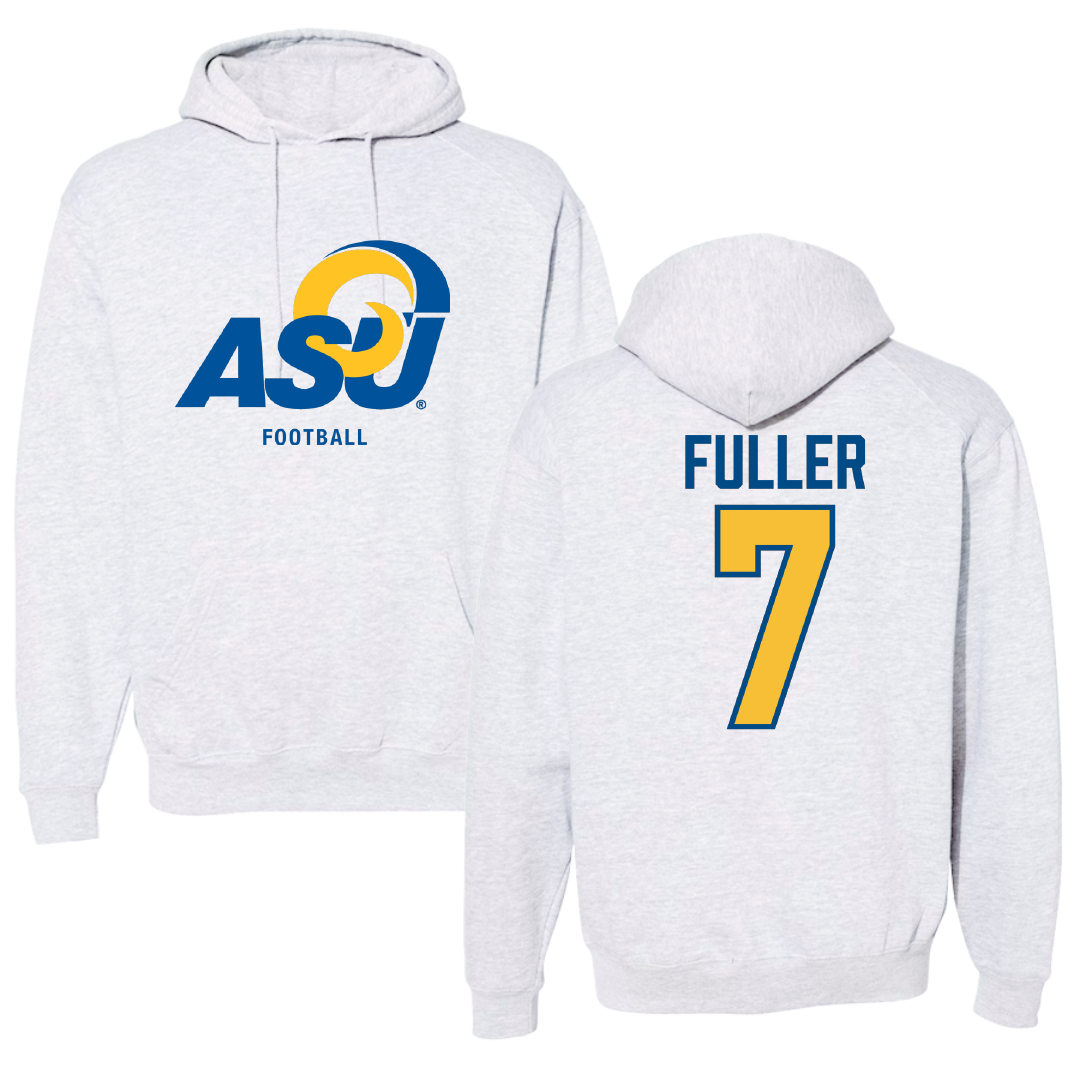 Angelo State University Football Gray Hoodie - #7 Cade Fuller