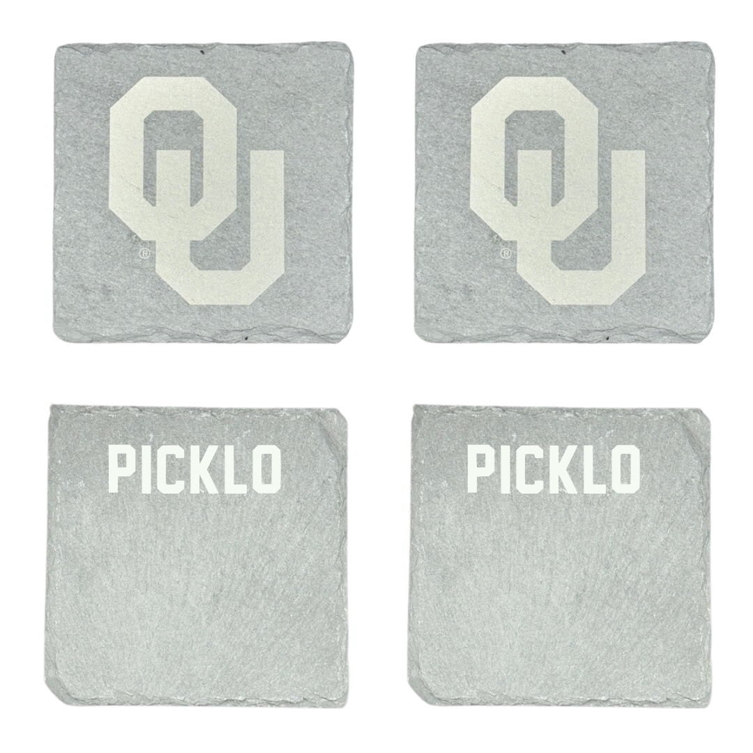 University of Oklahoma Wrestling Stone Coaster (4 Pack)  - Tate Picklo