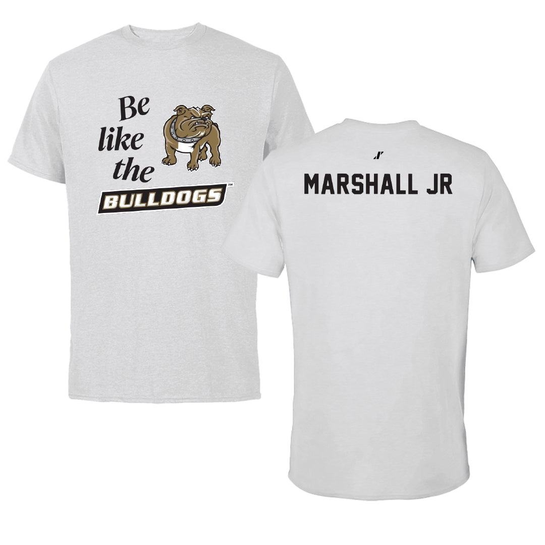 Bryant University TF and XC Light Gray Be Like Us Performance Tee - Mike Marshall Jr