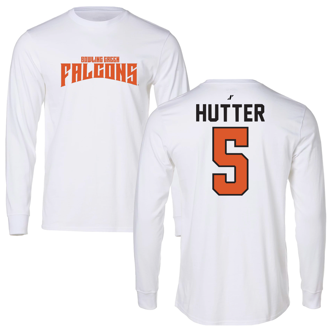 Bowling Green State University Softball White Classic Long Sleeve - #5 Katie Hutter