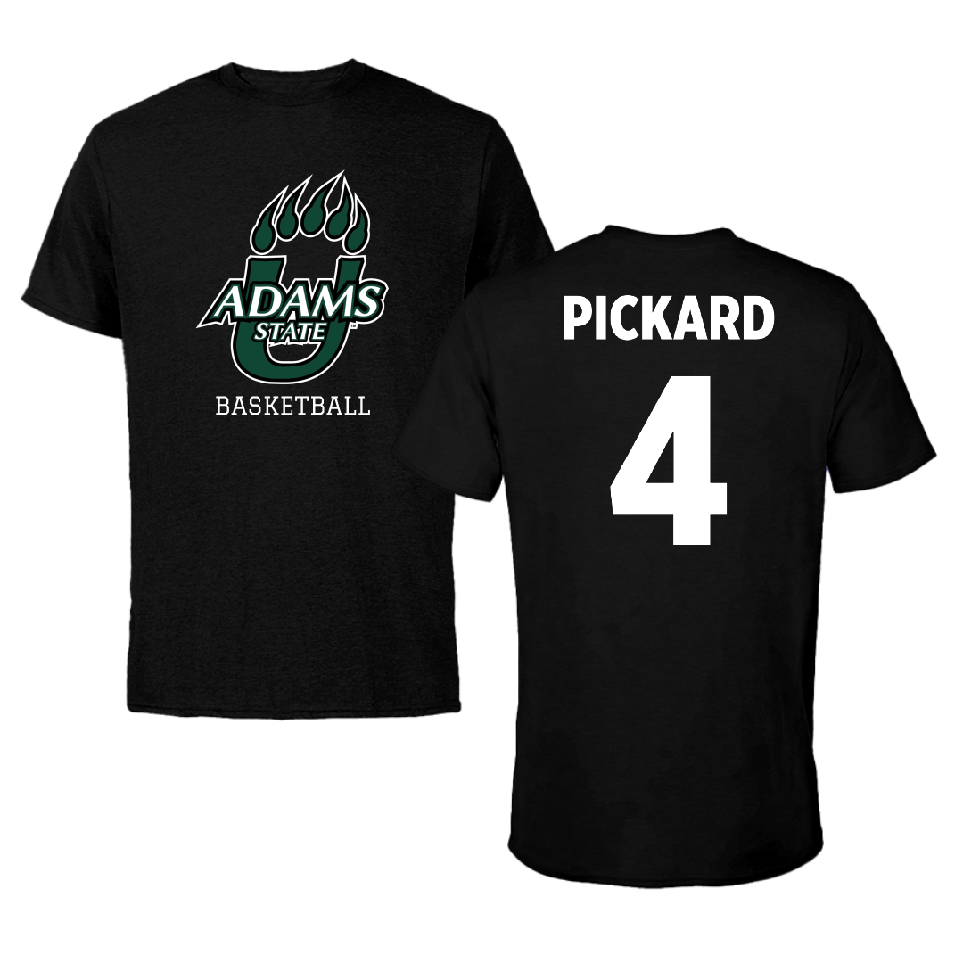 Adams State University Basketball Black State Performance Tee - #4 Mykaila Pickard