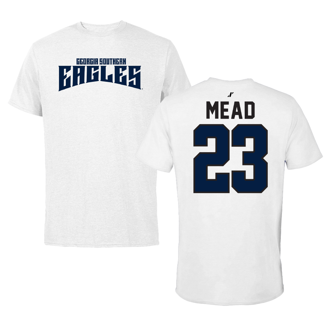Georgia Southern University Baseball White Classic Performance Tee - #23 Landry Mead