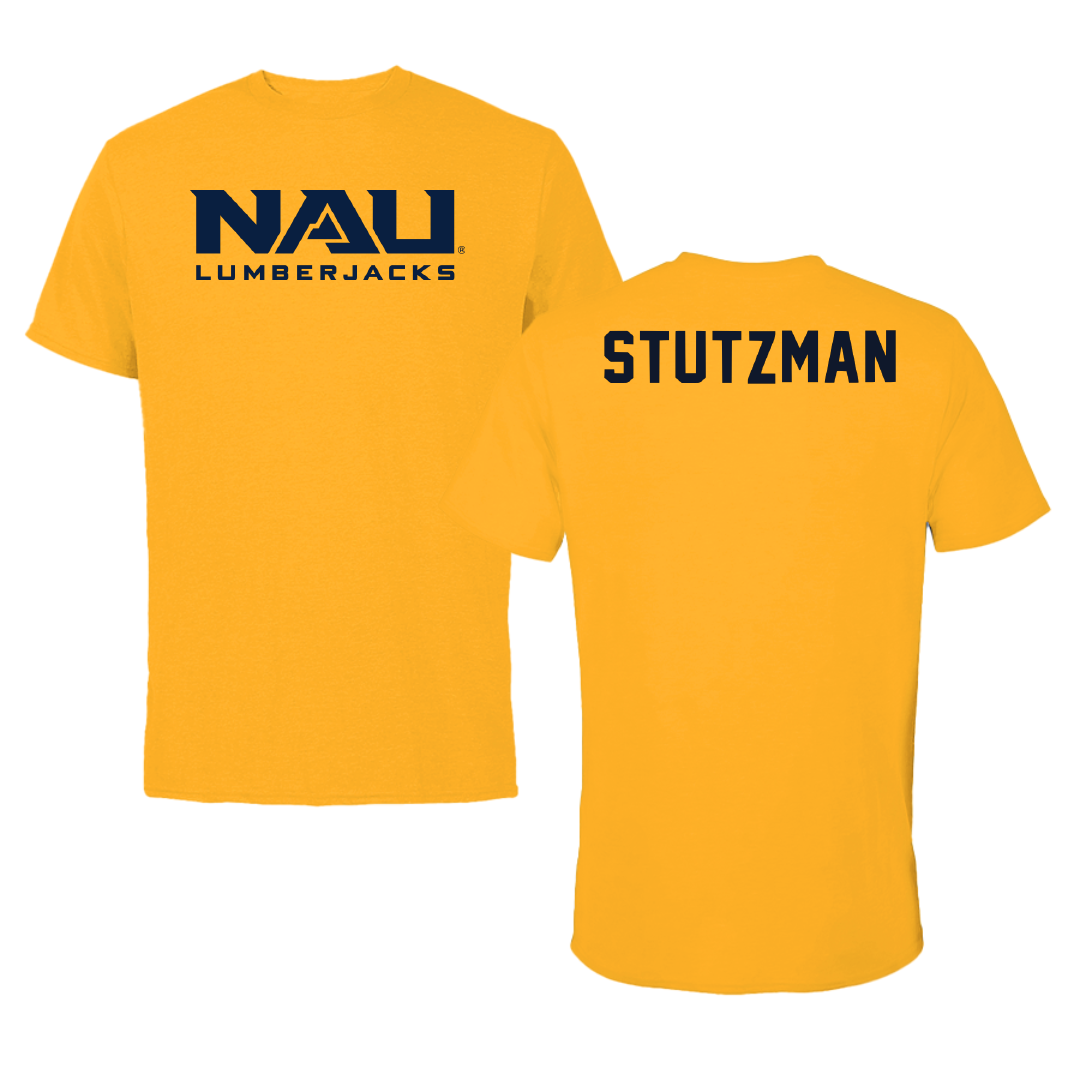 Northern Arizona University TF and XC Gold Performance Tee - Emma Stutzman