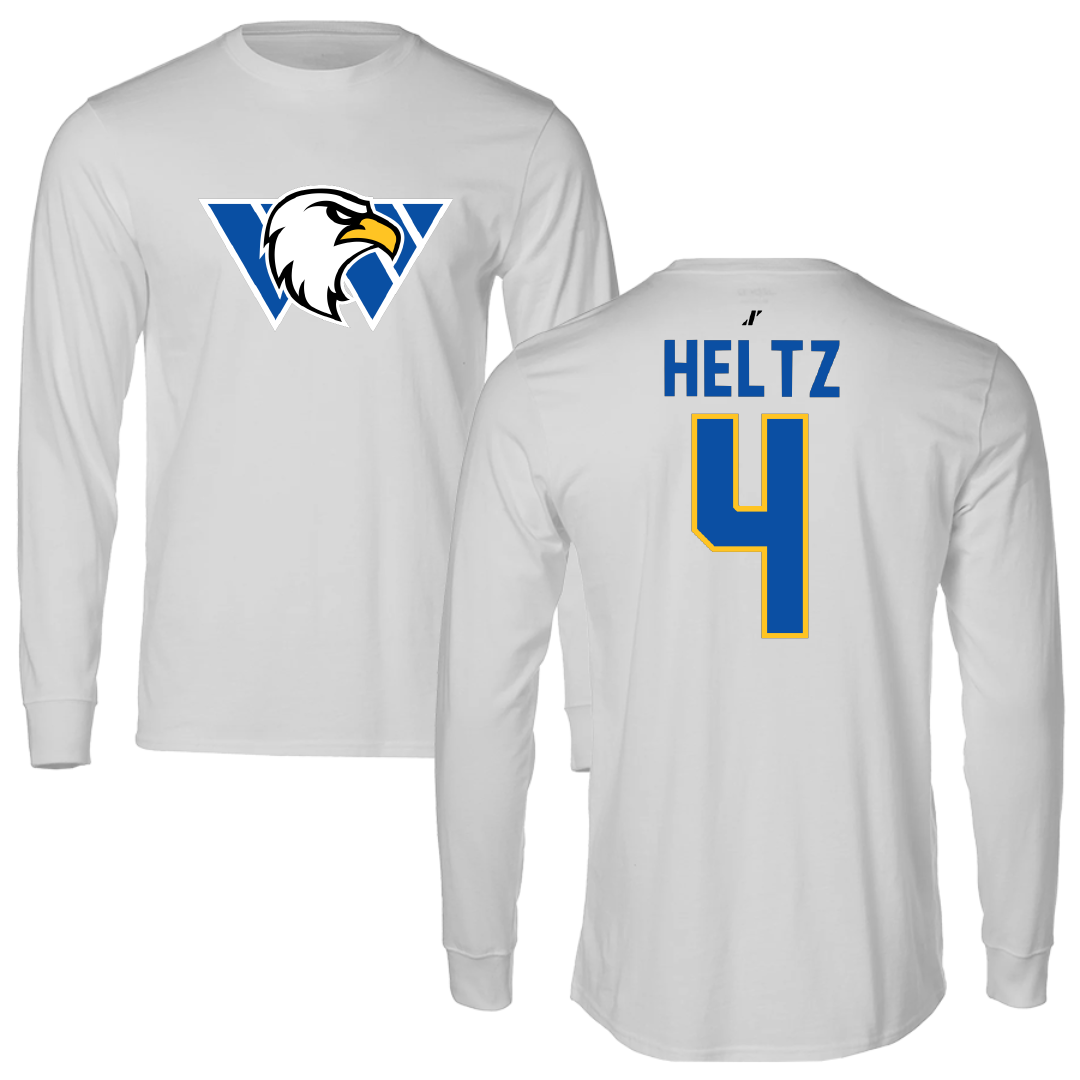 Williams Baptist University Basketball Light Gray Long Sleeve - #4 Alyssa Heltz