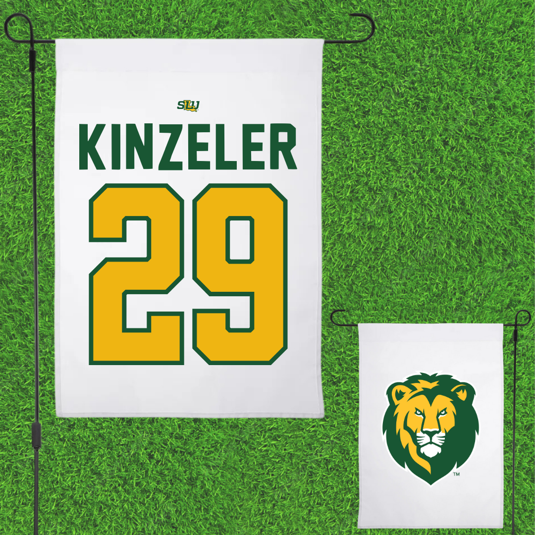 Southeastern Louisiana University Baseball White Garden Flag - #29 Will Kinzeler
