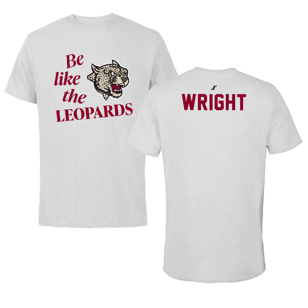 Lafayette College TF and XC Light Gray Be Like Us Performance Tee - Christian Wright