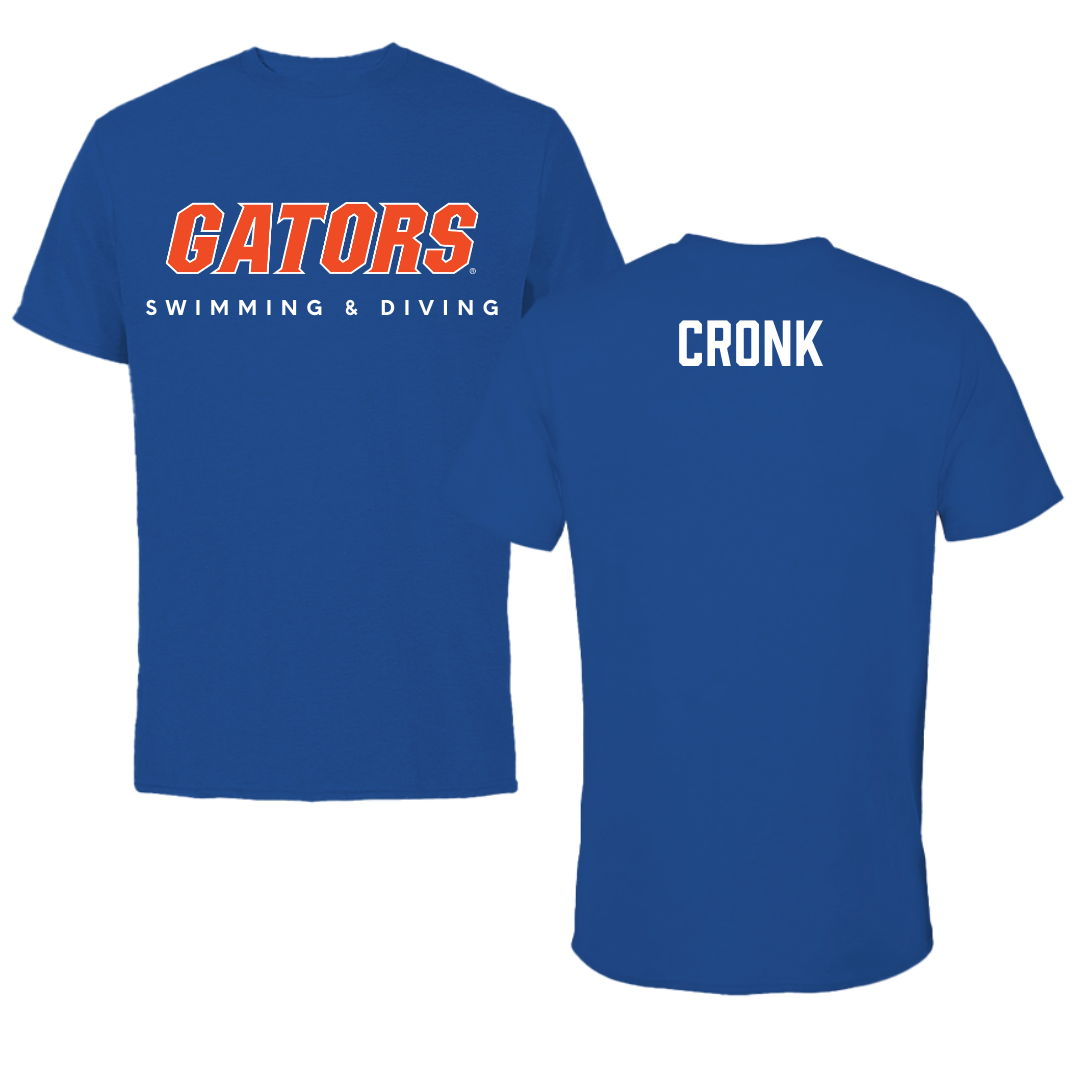 University of Florida Swimming & Diving True Royal Performance Tee - Micayla Cronk